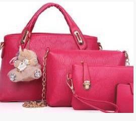 new vs fashion handbags embossed four piece ladies bag shoulder diagonal handbag