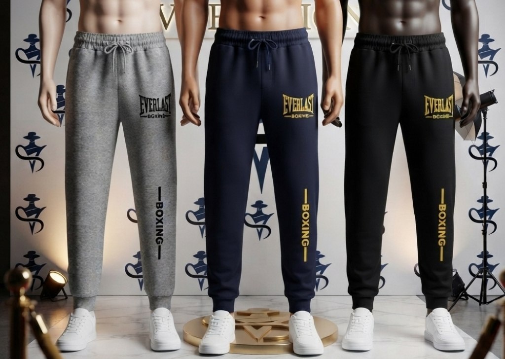 Fleece Jogger Sweatpants – Unisex Drawstring Running Pants