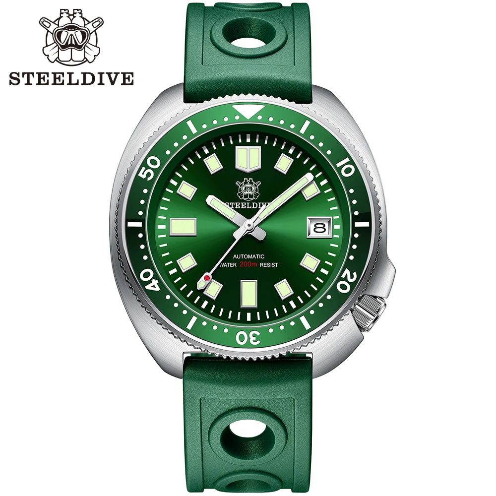 STEELDIVE SD1970 44mm Automatic Dive Watch – Sapphire Crystal & NH35