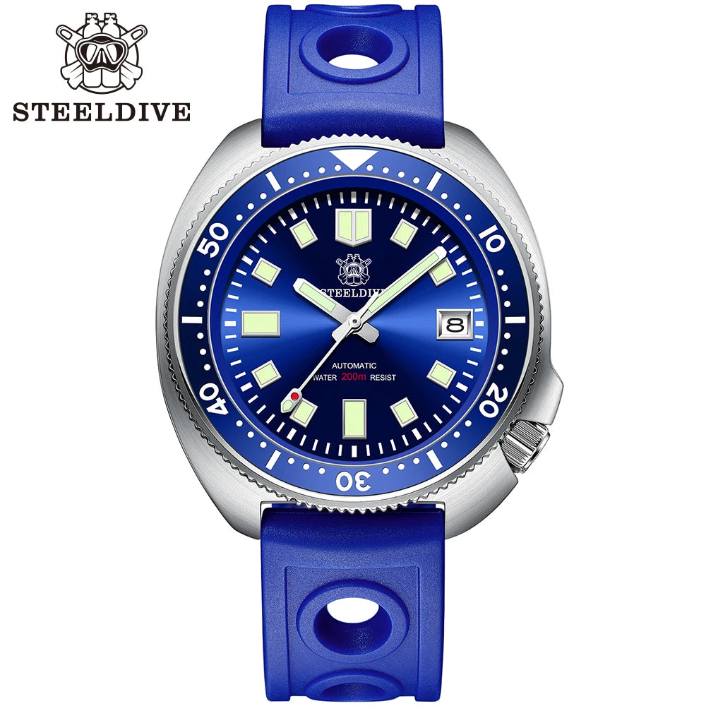 STEELDIVE SD1970 44mm Automatic Dive Watch – Sapphire Crystal & NH35