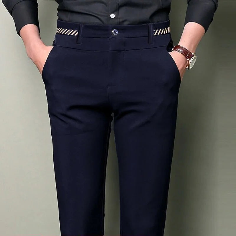 Men's Flat-Front Dress Pants