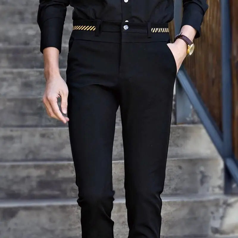 Men's Flat-Front Dress Pants