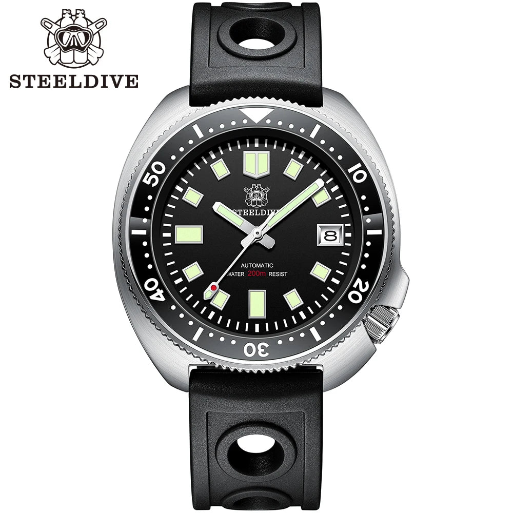 STEELDIVE SD1970 44mm Automatic Dive Watch – Sapphire Crystal & NH35