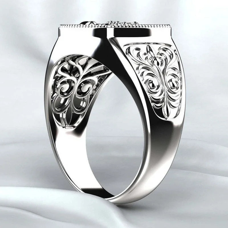 Silver-Tone Scorpion Ring