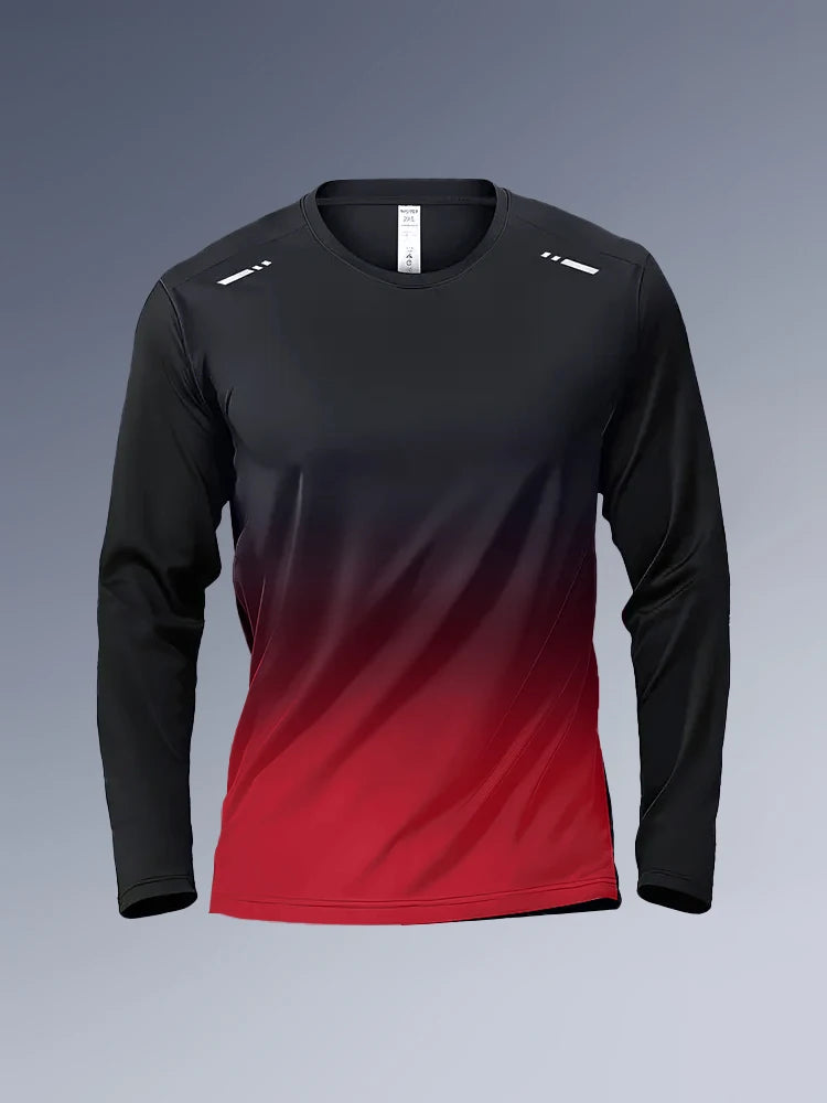 Men's 3D-Print Long-Sleeve T-Shirt