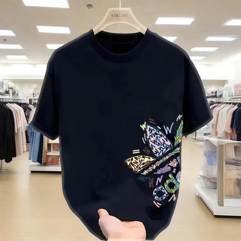 Unisex Printed Cotton-Blend T-Shirt
