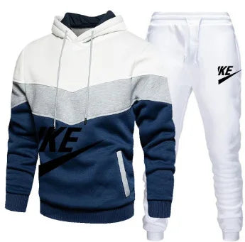 Men's Hoodie & Jogger Set — Casual Two-Piece Tracksuit