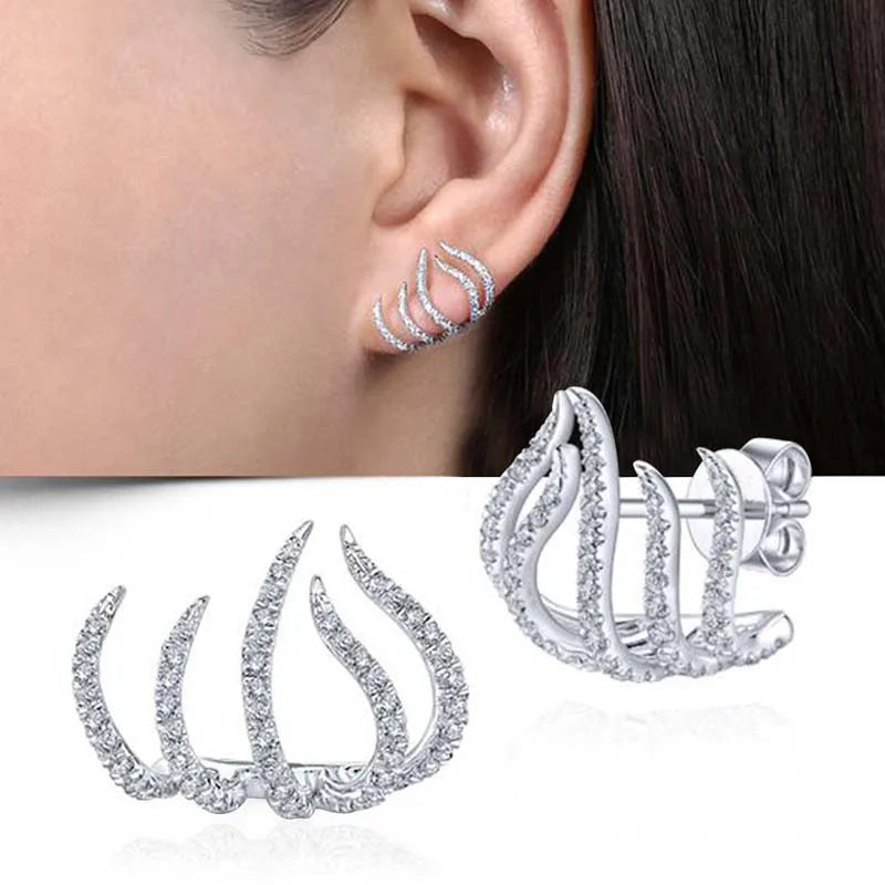 Women's CZ Stud Earrings