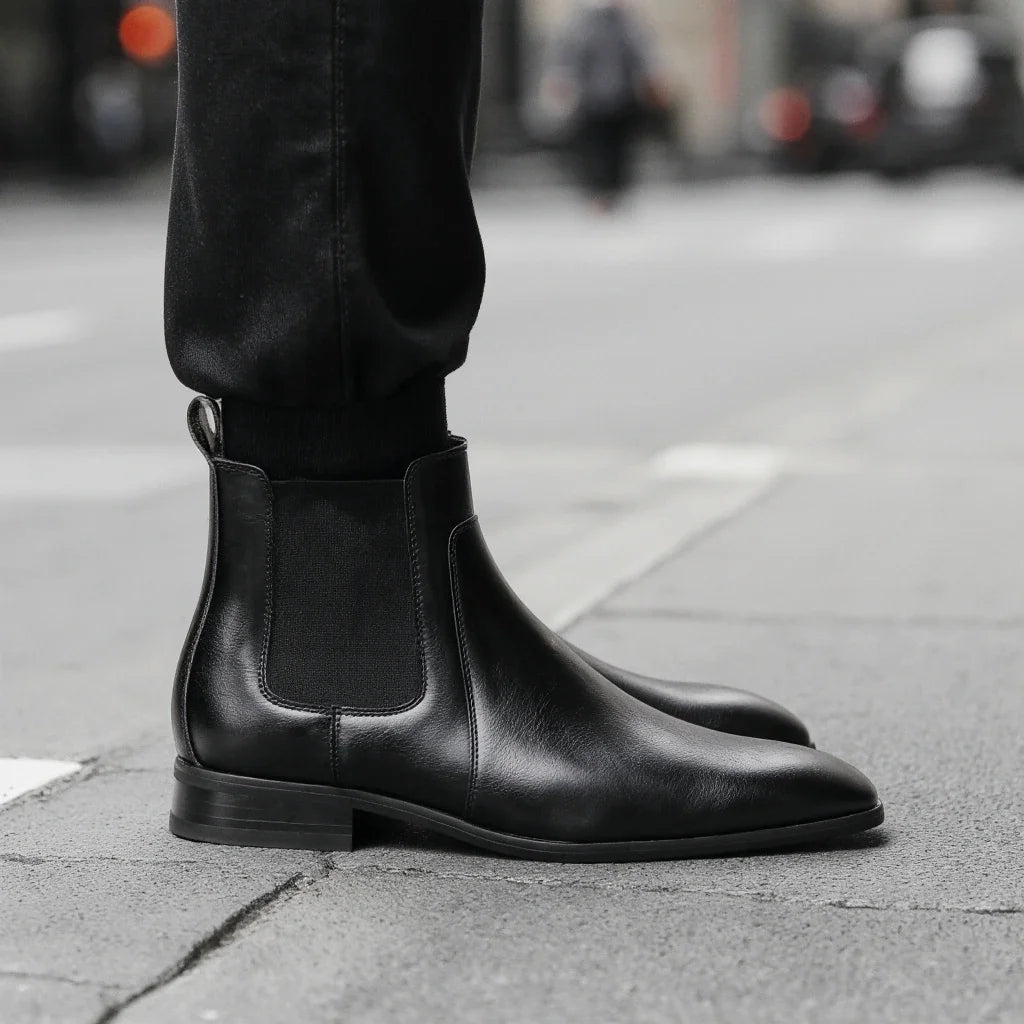 Men’s Square-Toe Chelsea Boots