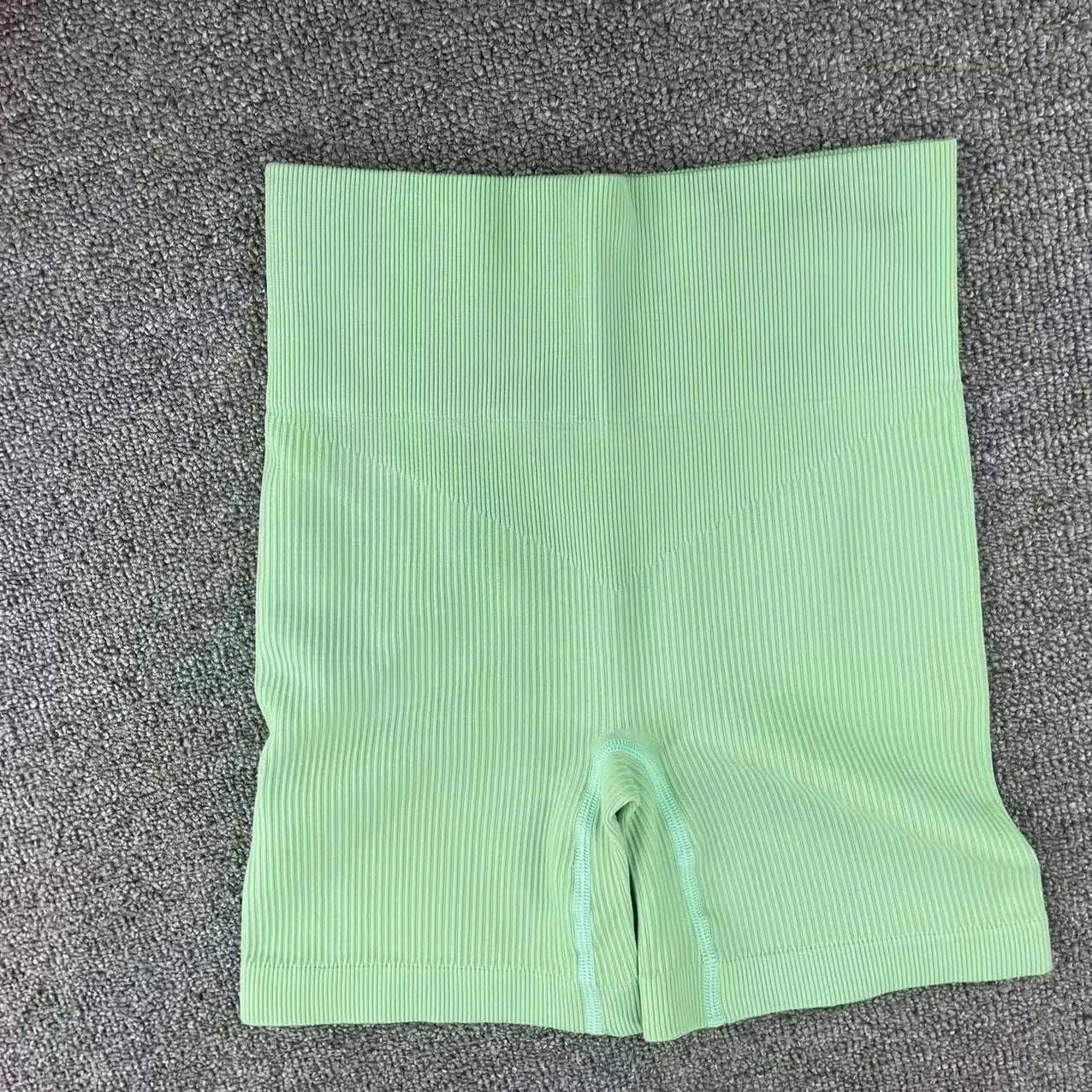 Women Seamless Knited Shorts High Waist Hip Lift Tights Gym Workout Running High Elastic Fashion Slim Yoga Fitness Leggings