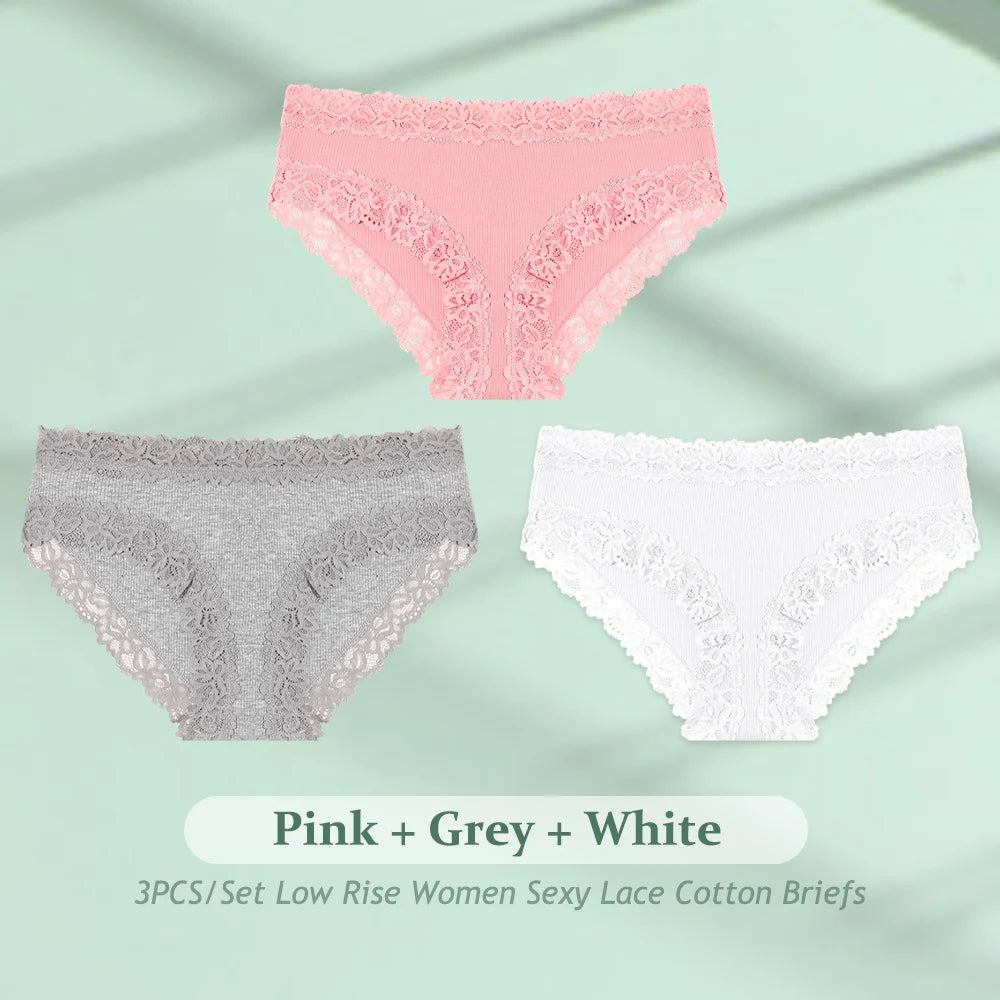 Women's Cotton Seamless Briefs – 3-Pack