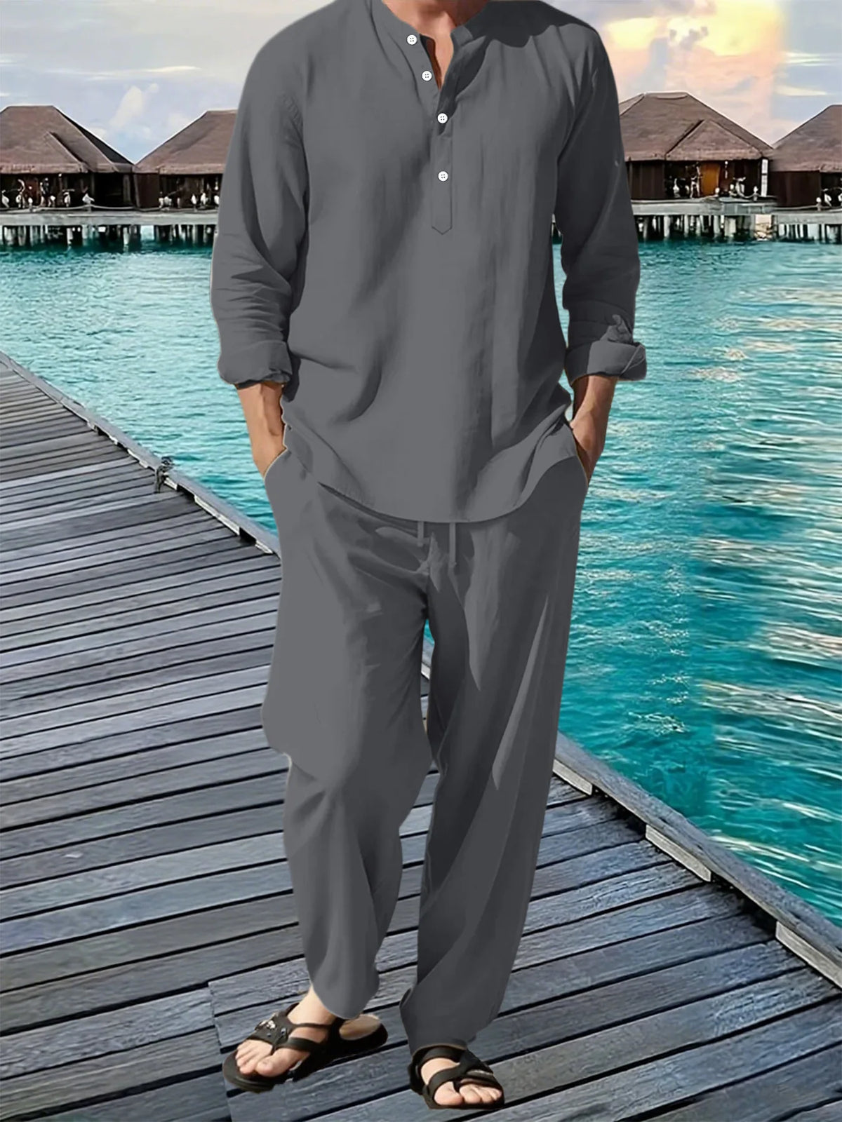 Men's Shirt & Pants Set