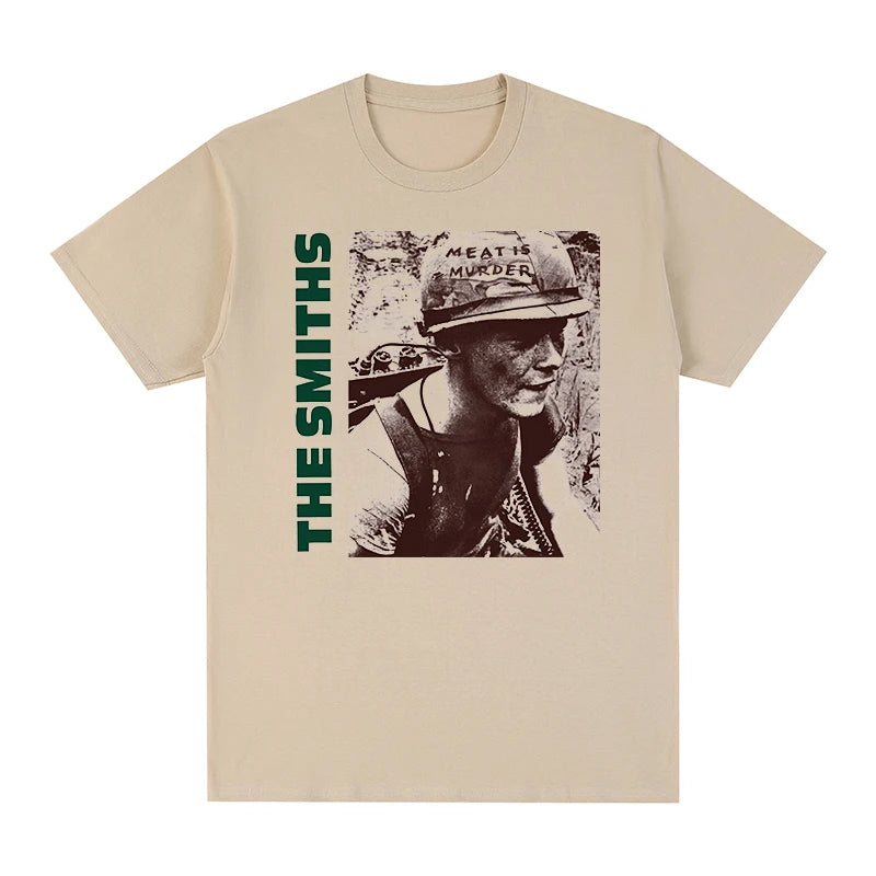The Smiths Vintage Band T-Shirt — Meat Is Murder 1985 Punk Rock Graphic Tee