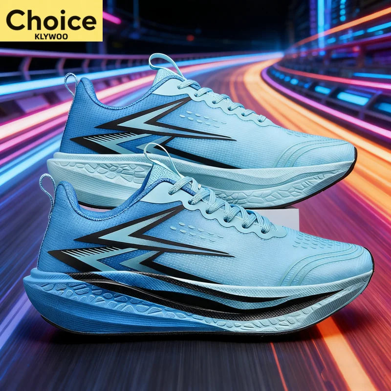 Running Shoes Carbon Board Speciality Marathon Men Sports Breathable Lightweight Women's Comfortable Athletic Nonskid Sneakers