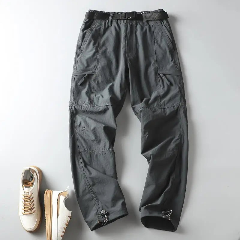Men's Fleece-Lined Windproof Outdoor Pants – Straight Leg