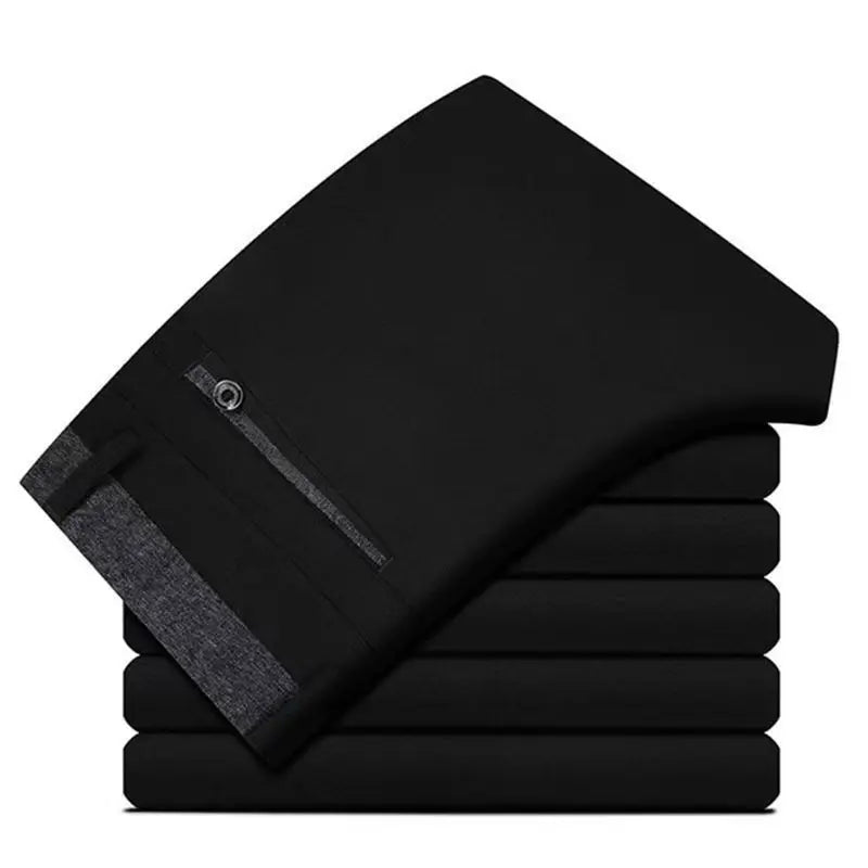 Men's Flat-Front Dress Pants