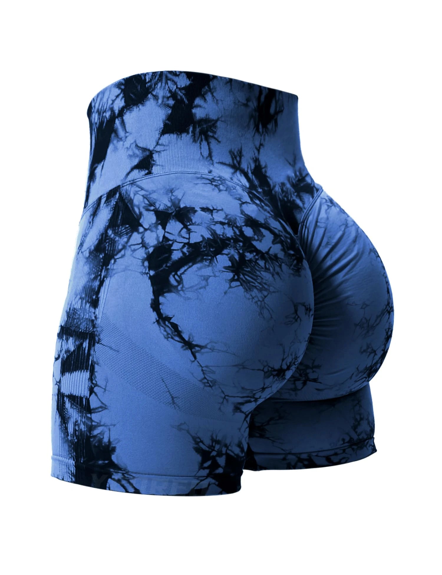 Butt Lifting Tie Dye Summer Shorts Woman High Waist Stretch Sport Shorts Outdoors Summer Outdoors Shorts Woman