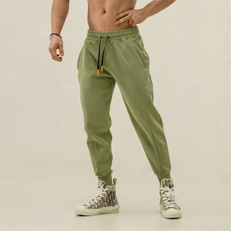 Men's Cotton Cargo Sport Pants – Jogger Sweatpants for Gym & Streetwear
