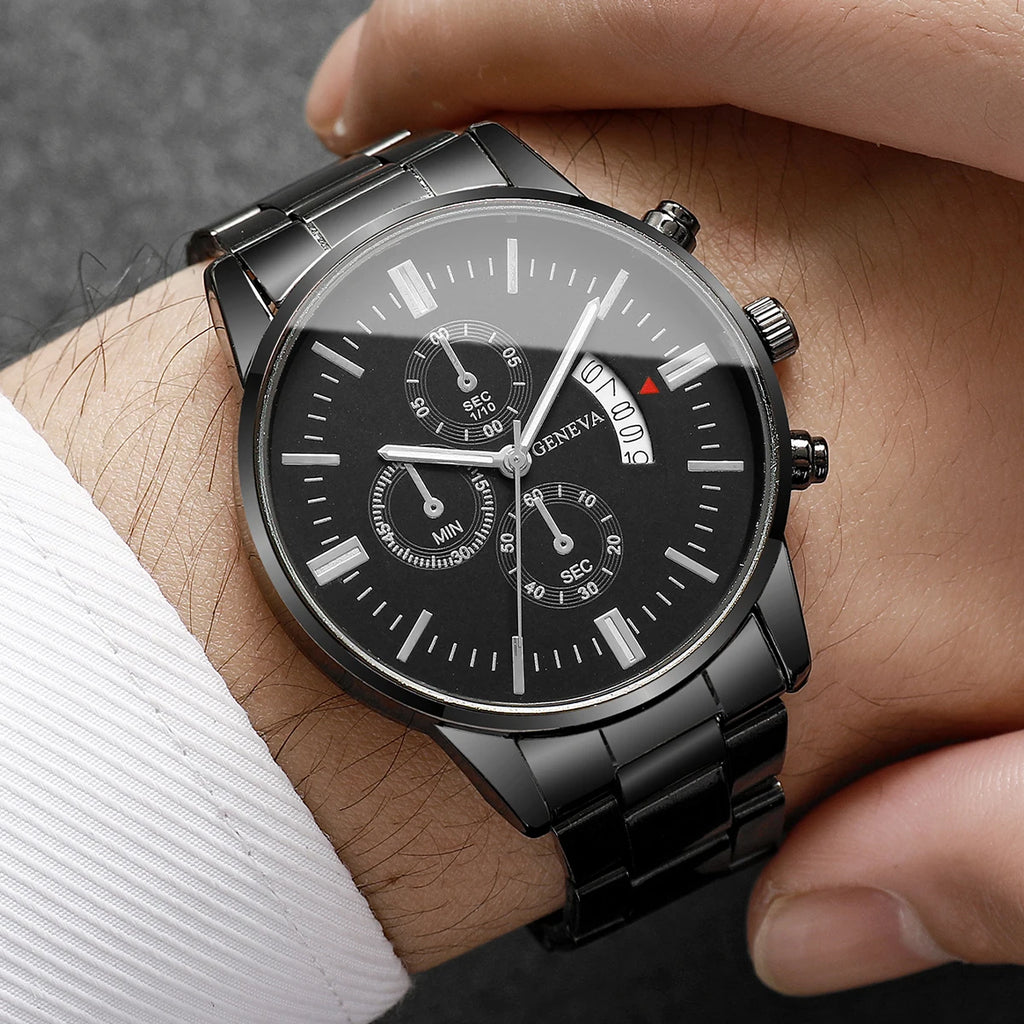 Men's Luxury Business Quartz Watch | Fashion Calendar Wristwatch