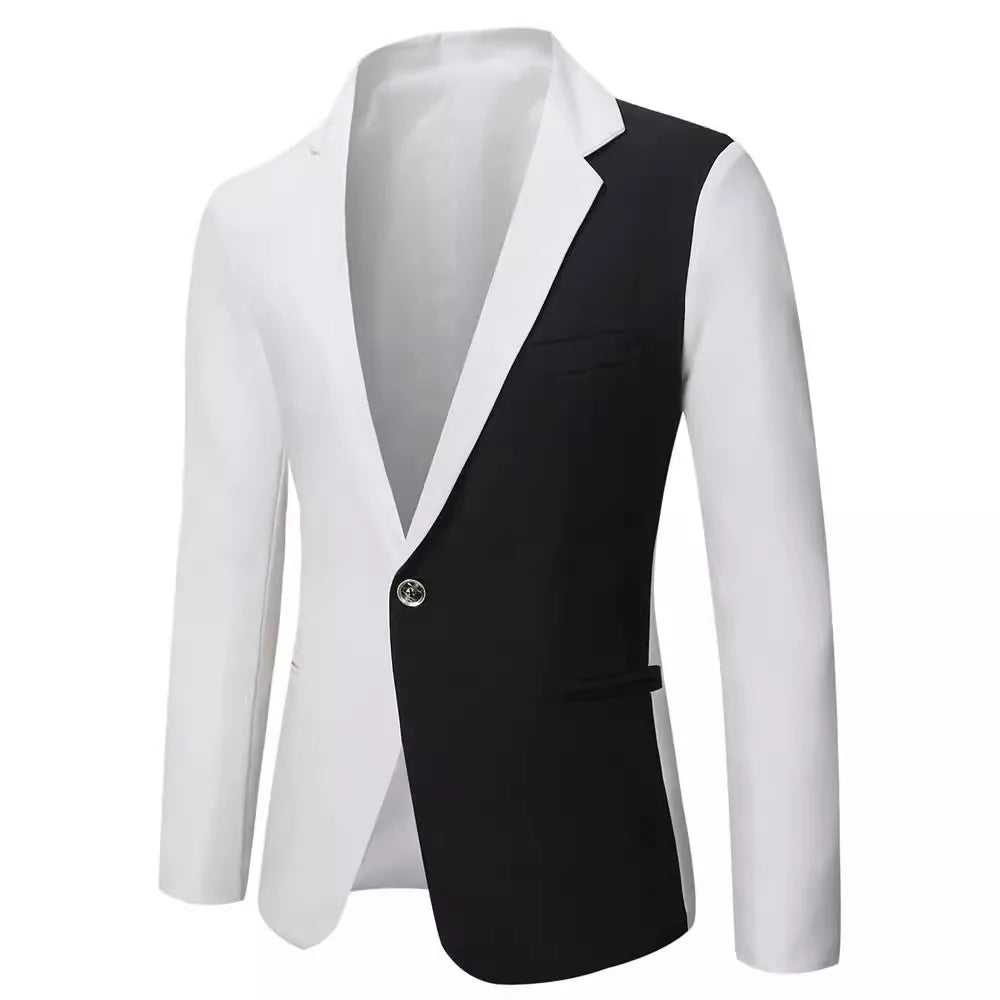 2026 Blazers Masculino Homme Slim Fit for Men's, 2026 Stylish Casual Solid Blazer, Business Wedding Party Outwear Coat Suit Top