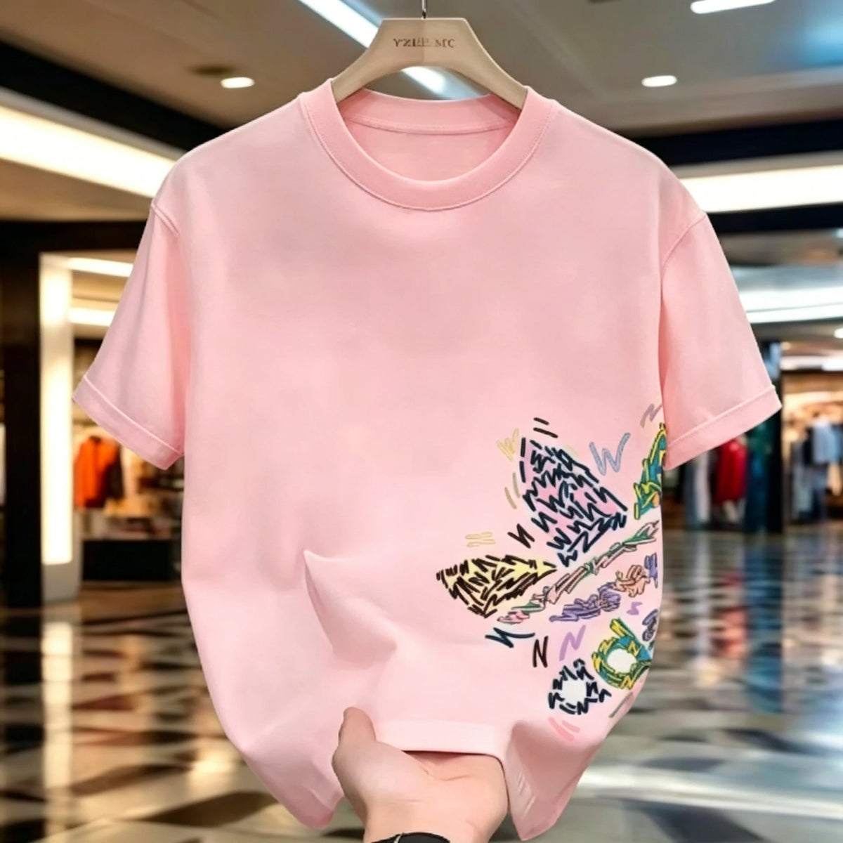 Unisex Printed Cotton-Blend T-Shirt