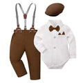 Baby Boy Christening & Baptism White Formal Suit Set – Wedding & Birthday Outfit
