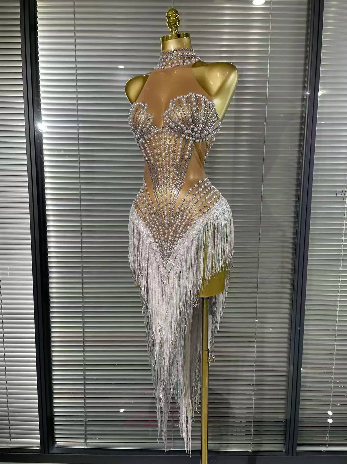 Women's Sequin Bodycon Midi Dress