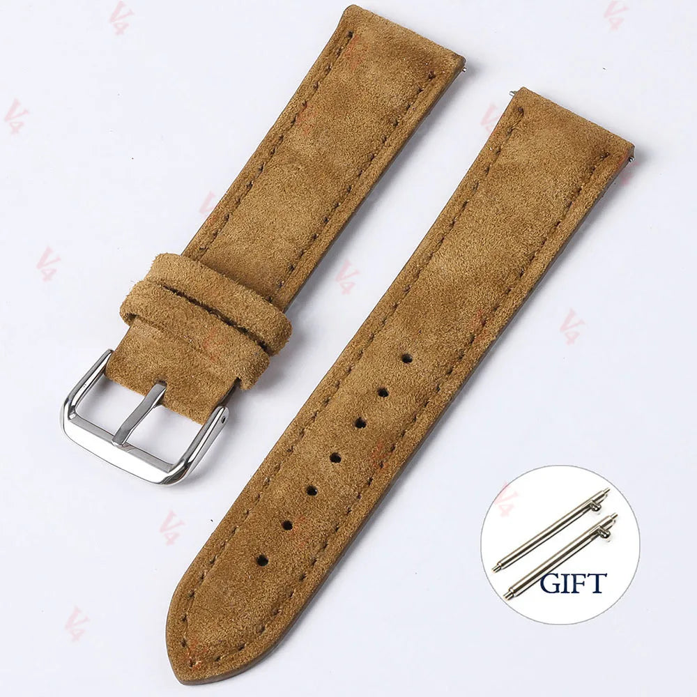 Leather Quick-Release Watch Strap