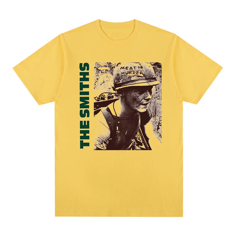 The Smiths Vintage Band T-Shirt — Meat Is Murder 1985 Punk Rock Graphic Tee