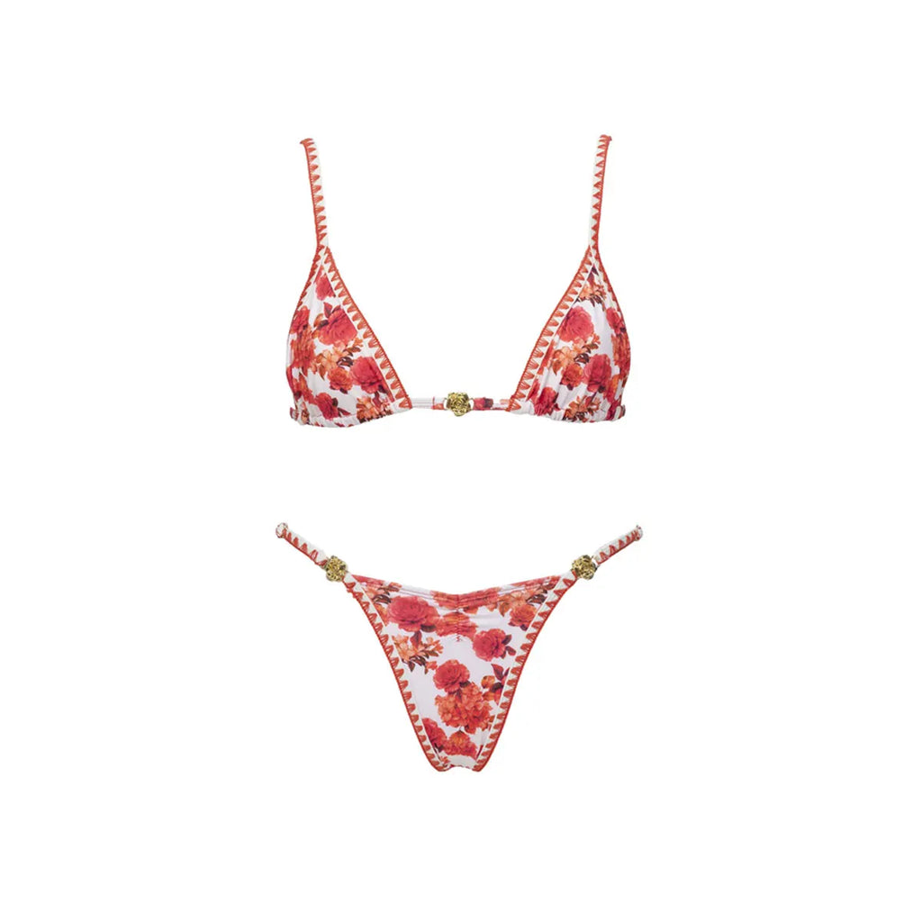 2026 New High Quality Elegant One Piece Swimsuit And Skirt Print Deep-V Lace-up Women Bikini Set Swimwear Party Bathing Suit