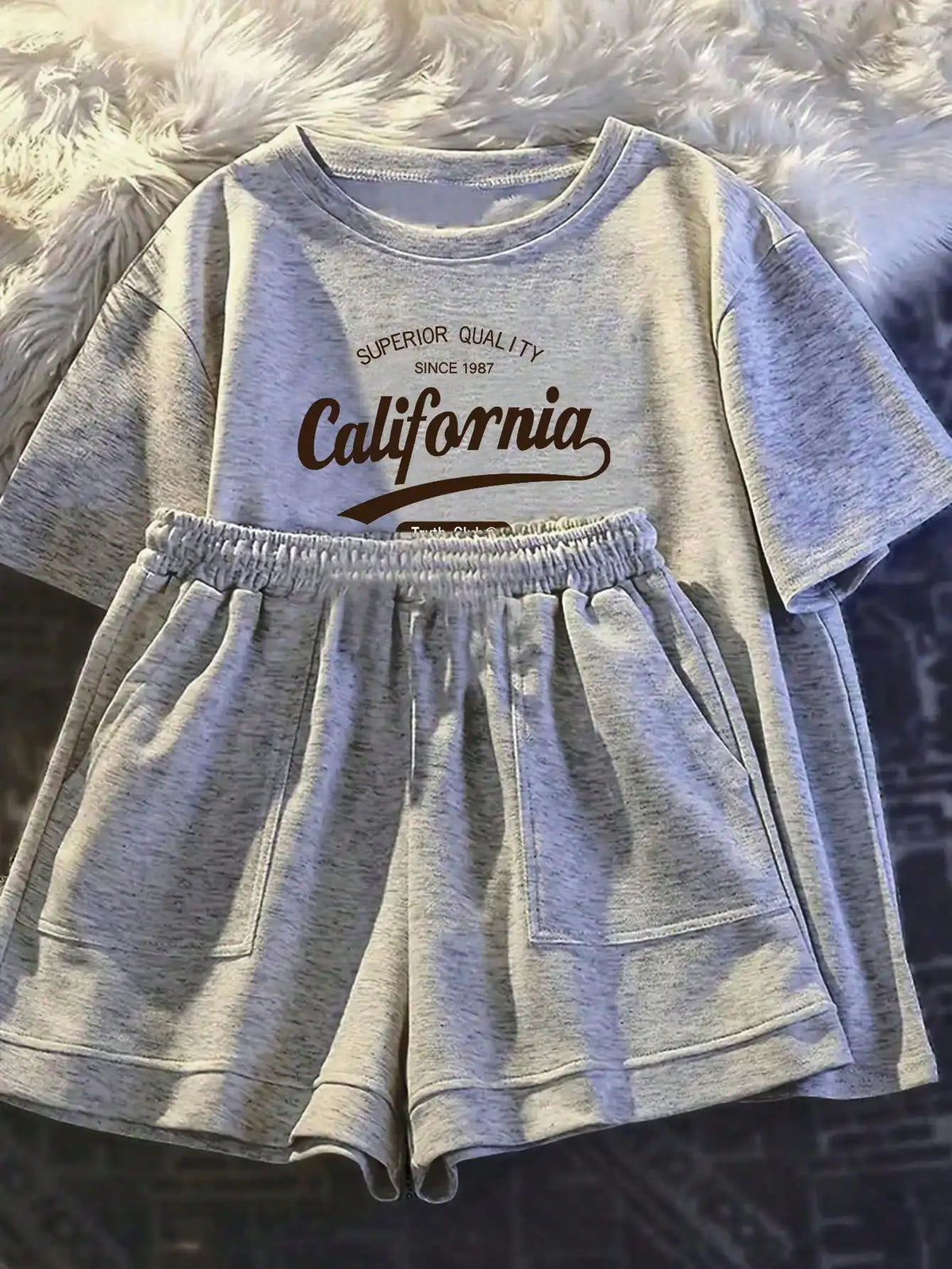 Girls Printed Summer 2-Piece Set | T-Shirt & Shorts Outfit Ages 8-12