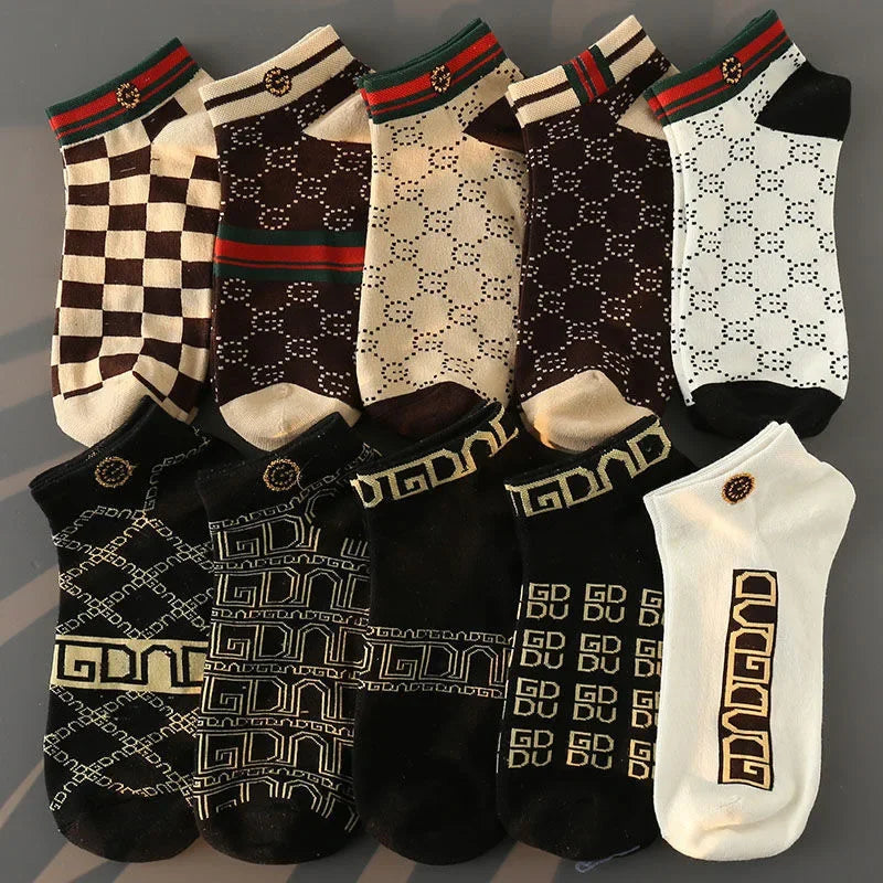 Men's Low-Cut Socks – 5 or 10-Pack Moisture-Wicking Anti-Odor No-Show Socks