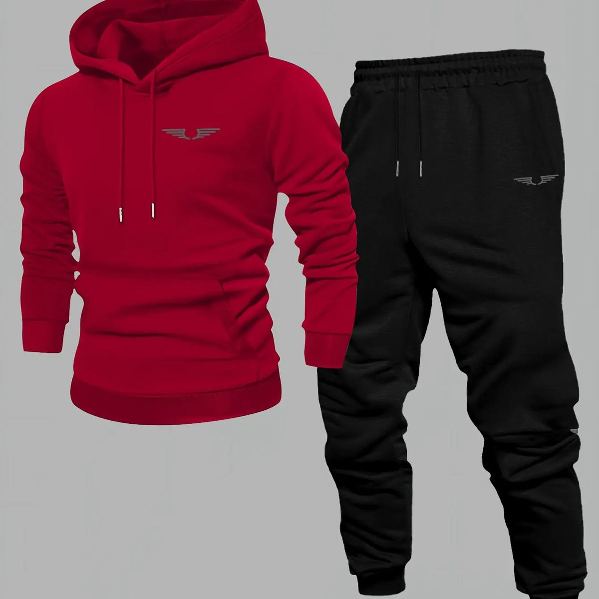 Men's Graphic Print Hoodie Co-ord Set – Fleece Pullover Sweatshirt & Jogger | American Streetwear (S–XXXL)