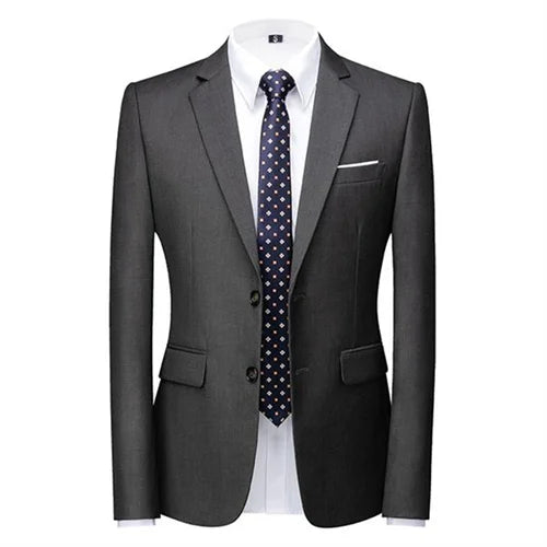 New Male Solid Colour Formal Suit Jacket 21 Colours Available Men Wedding Prom Party Tuxedo Blazer Slim Fit Coats