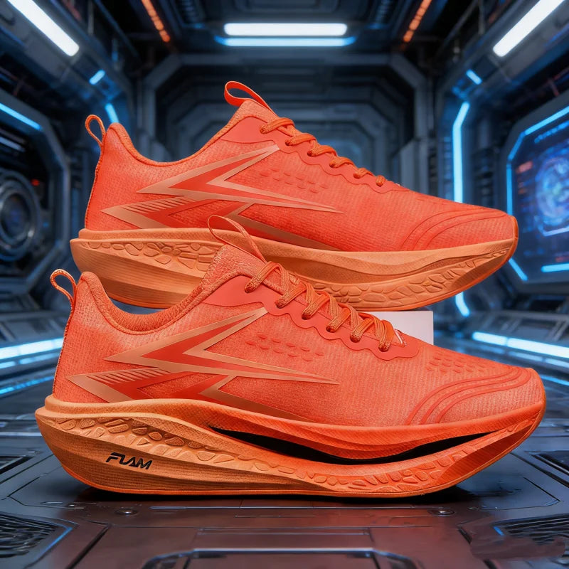 HOT Running Shoes Carbon Board Speciality Marathon Men Sports Breathable Lightweight Women Comfortable Athletic Nonskid Sneakers