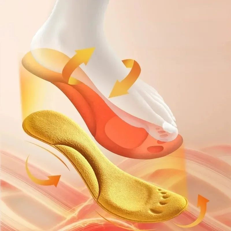 4D Arch Support Insoles – Ultra-Soft Latex Cushioning