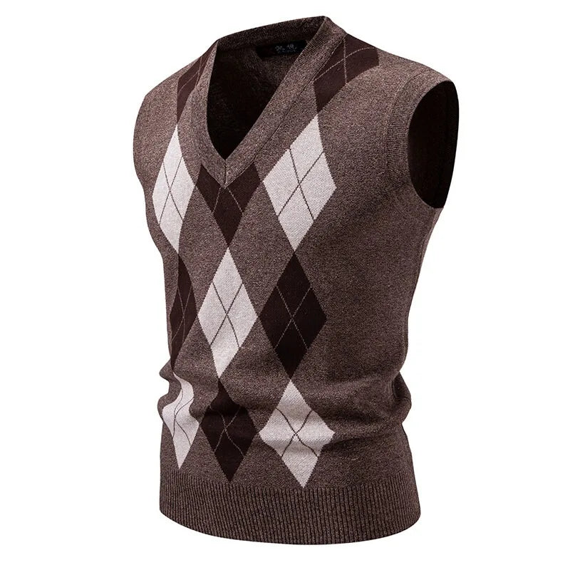 Men's Argyle Sweater Vest