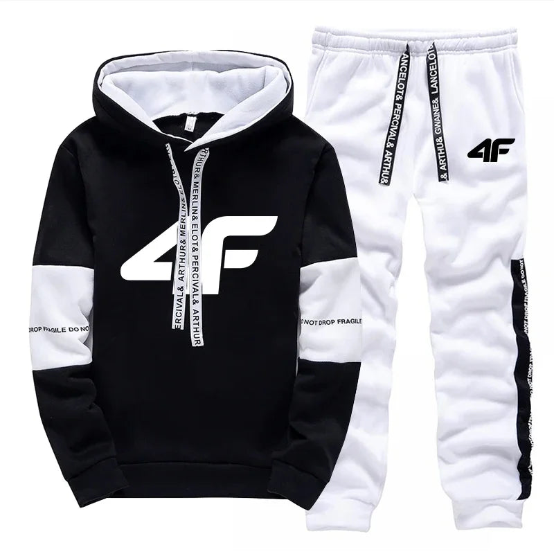 Hot Sale Men's Tracksuit Set or Single Hoodie And Sweatpants Loose Fit Casual Sportswear Soft & Comfortable for Outdoor Jogging