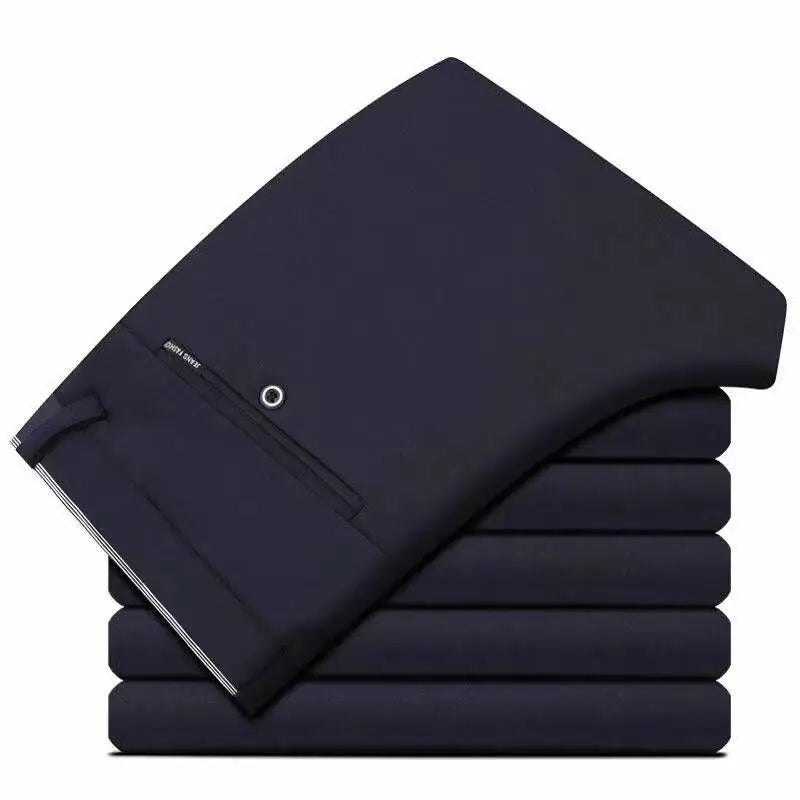 Men's Flat-Front Dress Pants