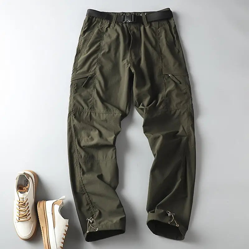 Men's Fleece-Lined Windproof Outdoor Pants – Straight Leg