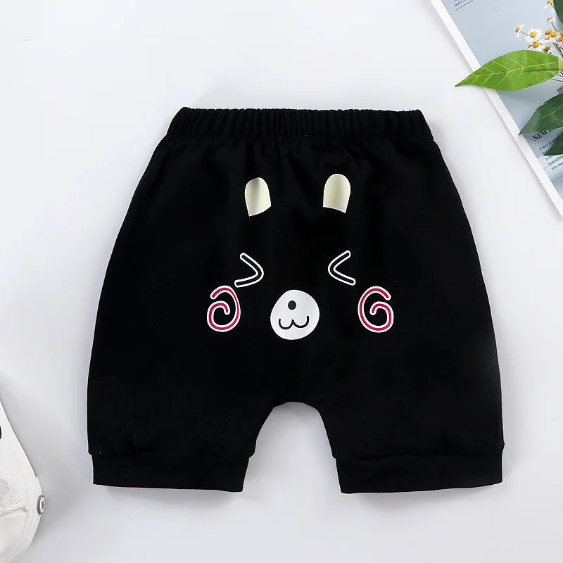 1pcs Summer Kids Shorts Boys Short Pants Girls Baby Cute Cartoon Casual Pant Children Short PP Pant  Sport Clothing Outwear