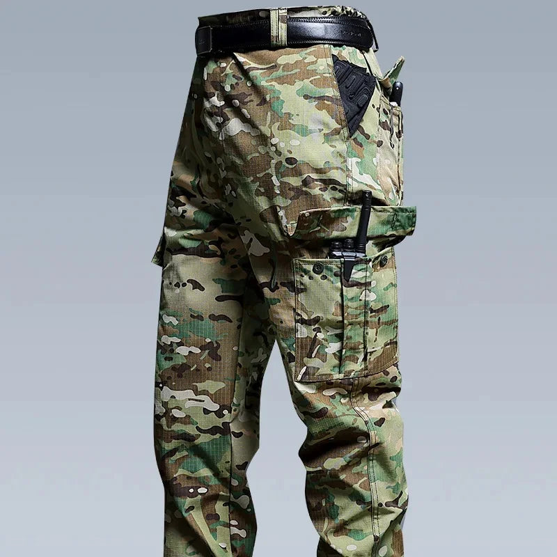Men's Tactical Cargo Pants – Water-Resistant Multi-Pocket Outdoor Pants