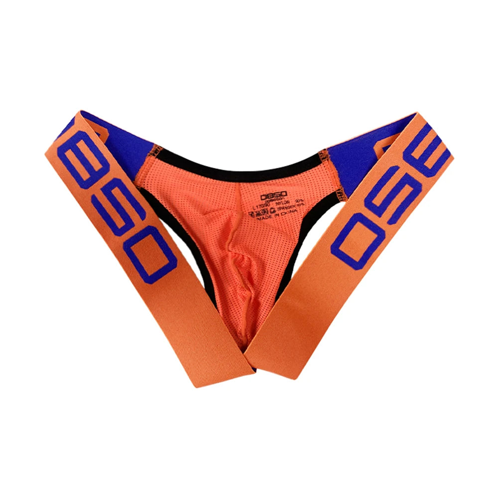 Sissy Thong Men Gay Jockstrap Mesh Sexy Bikini Underwear Breathable Mens Lingerie Underpants G Strings Cueca Tangas Homme Briefs