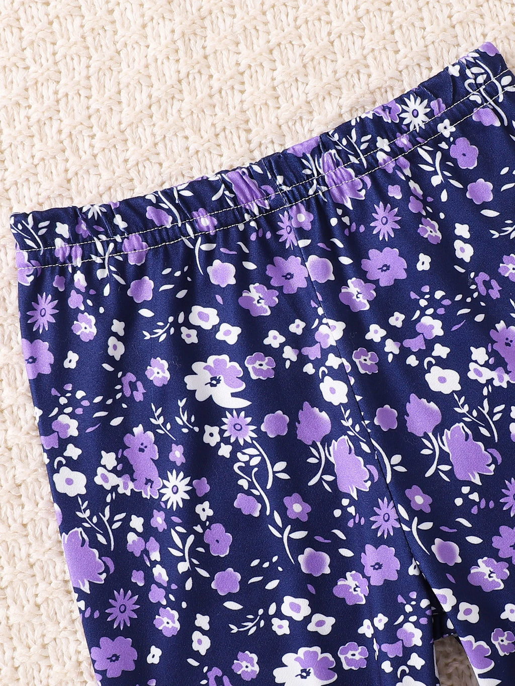 Baby Floral Flared Sleeve Set — Cute Autumn Outfit