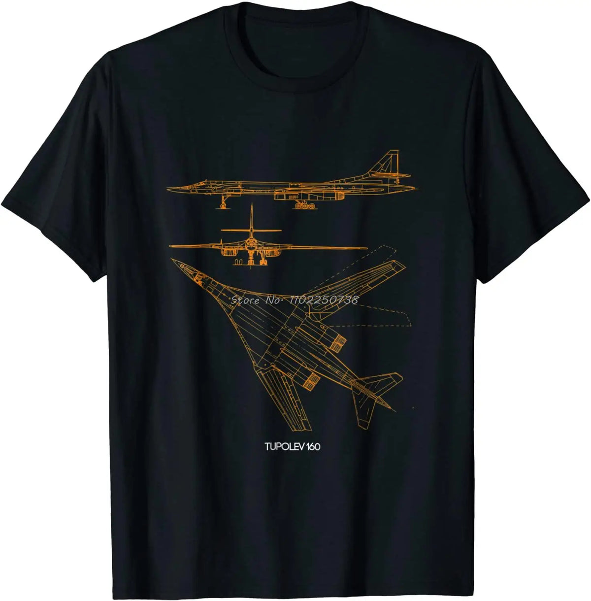 Tu-160 Graphic Men's T-Shirt