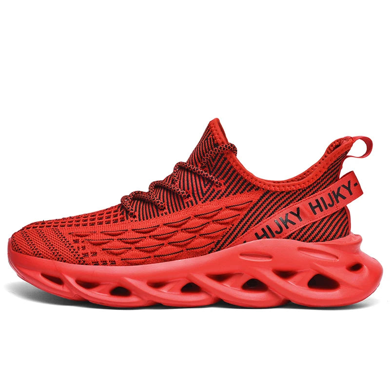 Men's Breathable Flyknit Luxury Casual Sneakers – Lightweight Fashion Trainers
