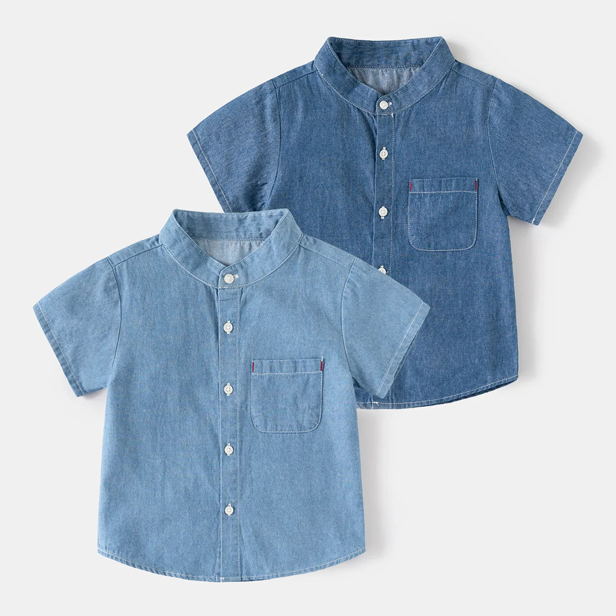 Boys Denim Shirts Fashion Toddler Kids Jeans Tops Children's Clothing Summer