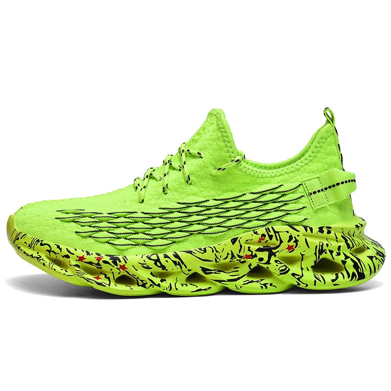 Men's Breathable Flyknit Luxury Casual Sneakers – Lightweight Fashion Trainers