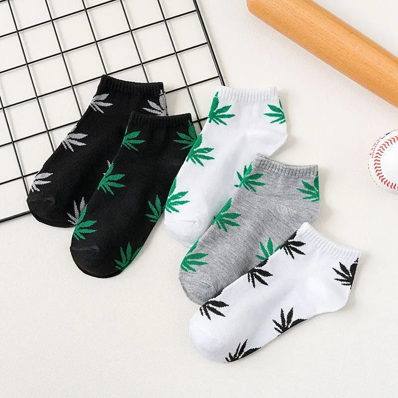 Men's Maple Leaf Ankle Socks – Pack of 5