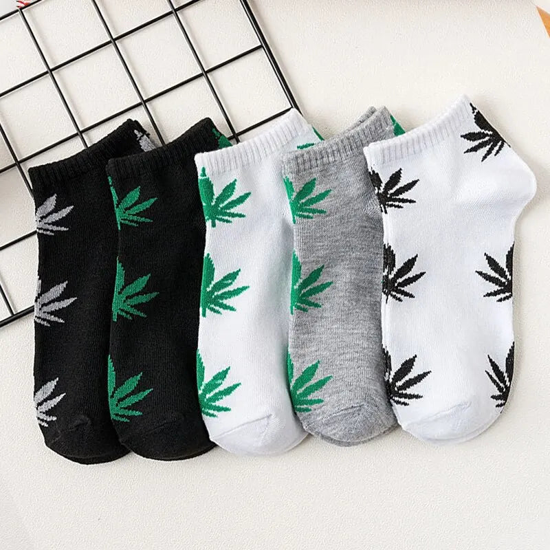 Men's Maple Leaf Ankle Socks – Pack of 5